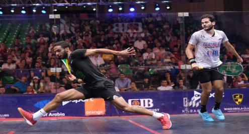 نصف نهائي مصري ببطولة CIB للإسكواش.. وفرج يودع